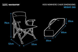 NAV: Kids Nowhere Chair - Base Camp Australia