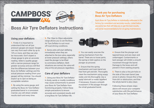 Boss: Air Tyre Deflators - Base Camp Australia