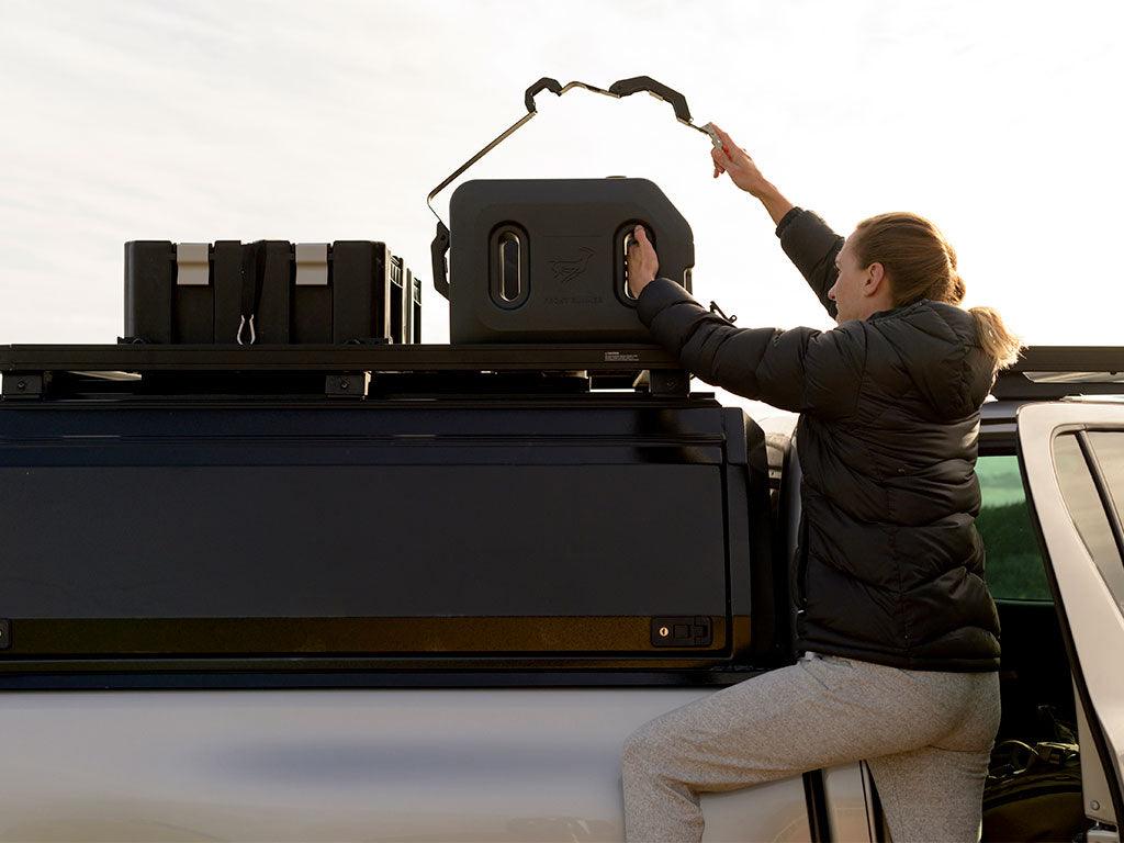 Truck Canopy or Trailer with OEM Track Slimline II Rack Kit / Tall / 1165mm(W) X 2368mm(L) - by Front Runner - Base Camp Australia