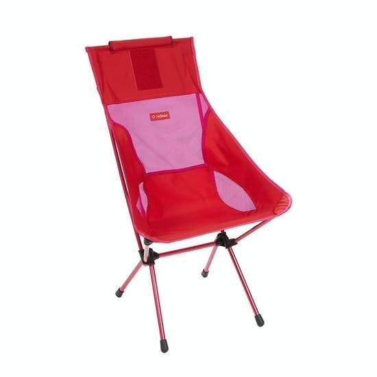 Helinox Sunset Chair Lightweight High Back Camp Chair Red Base